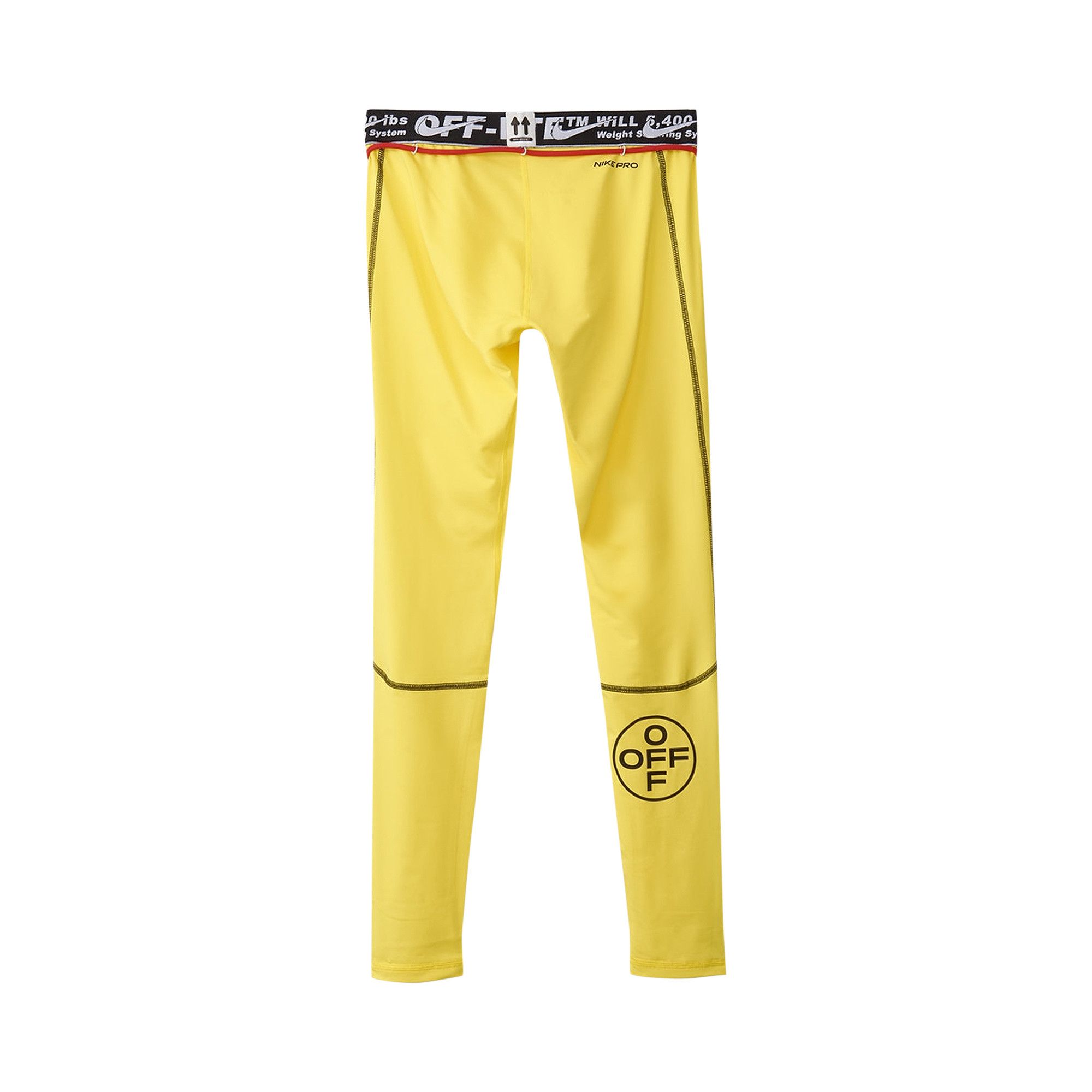 Buy Nike x Off White Running Tights Opti Yellow CN5532 731 GOAT