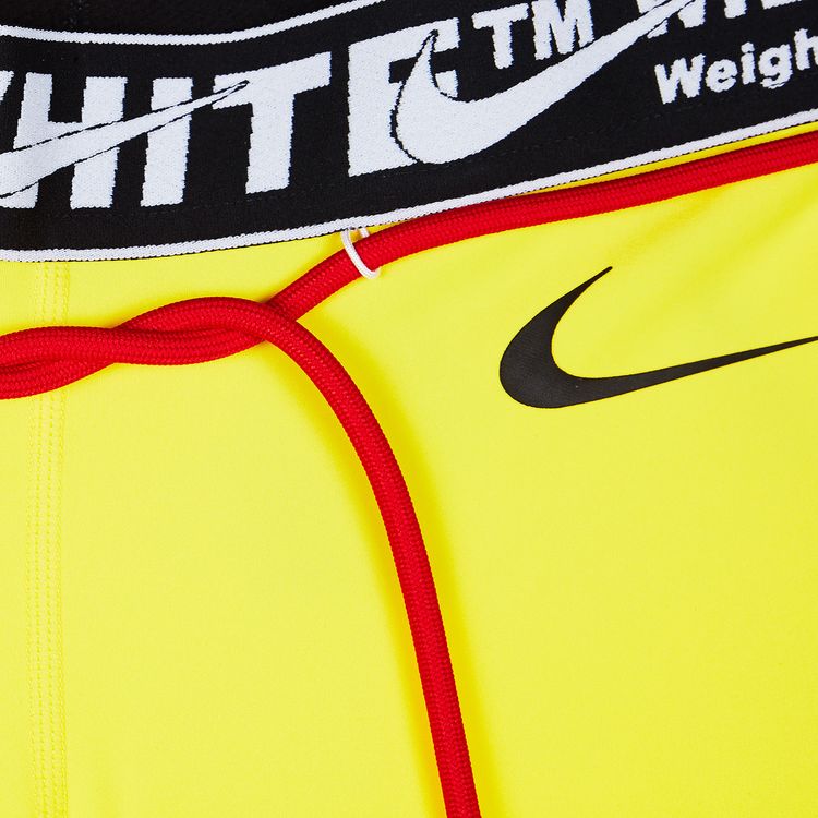 Nike Womens x Off White Pro Tights Opti Yellow