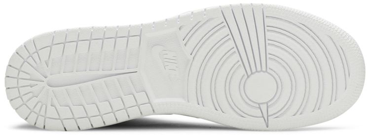 Air Jordan 1 Mid GS White Pure Platinum