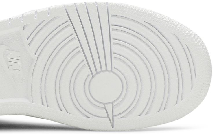 Air Jordan 1 Mid GS White Pure Platinum