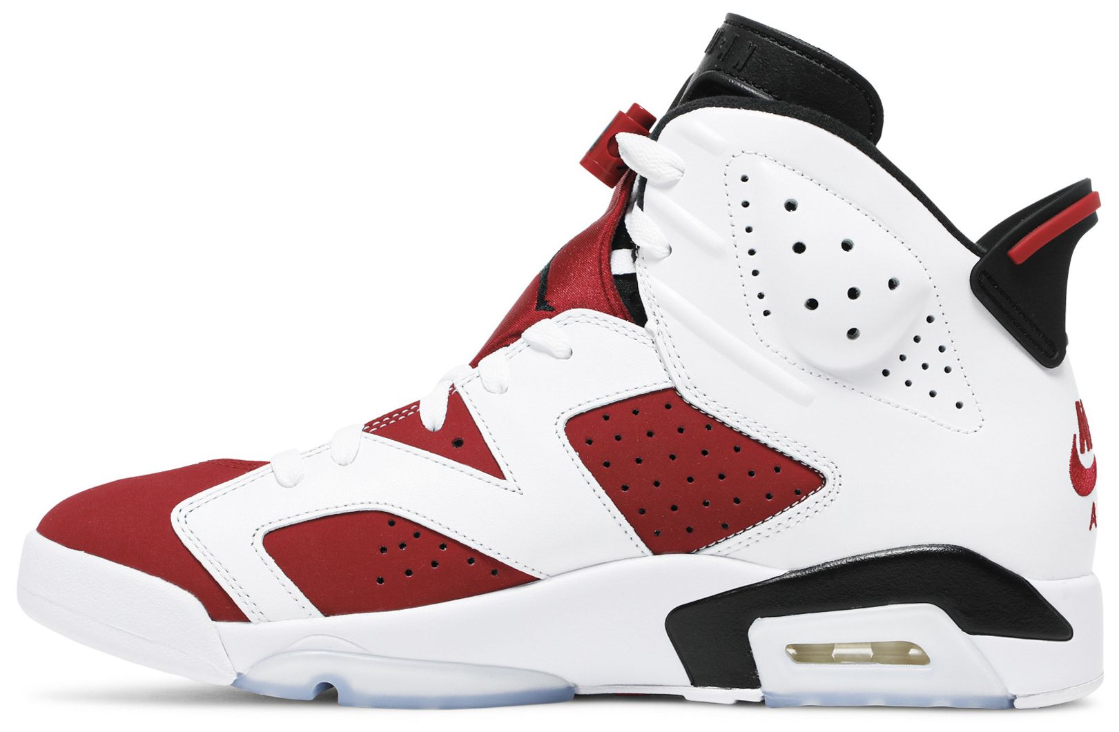 white carmine black retro 6