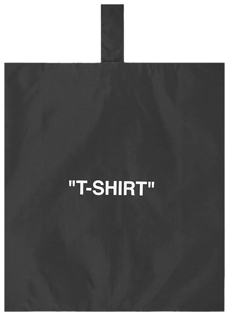 Off White T Shirts Pouch BlackWhite