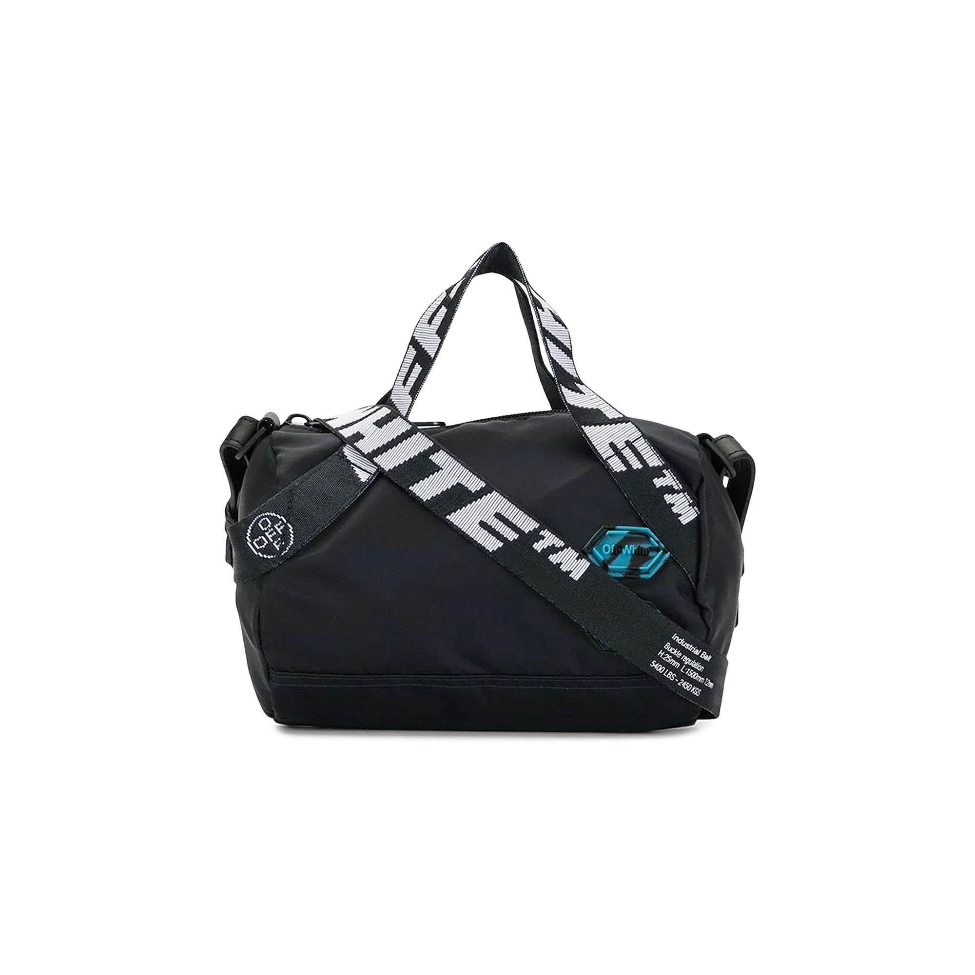 Buy Off White Nylon Baby Duffle Bag Blue OMNA109E20FAB0014500 GOAT