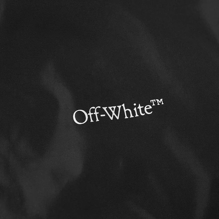 Off White Diag Nylon Jacket BlackLight Blue