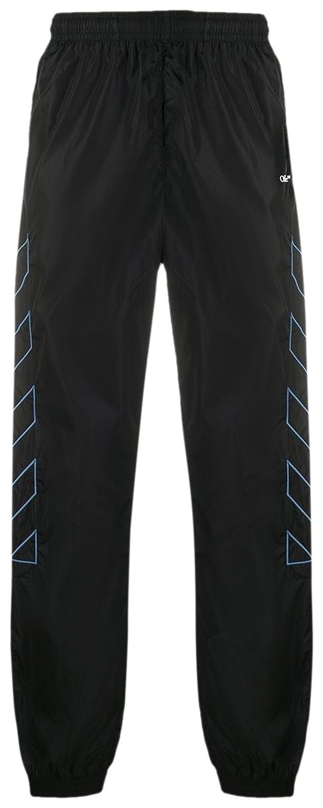 Off White Diag Nylon Trackpant BlackLight Blue