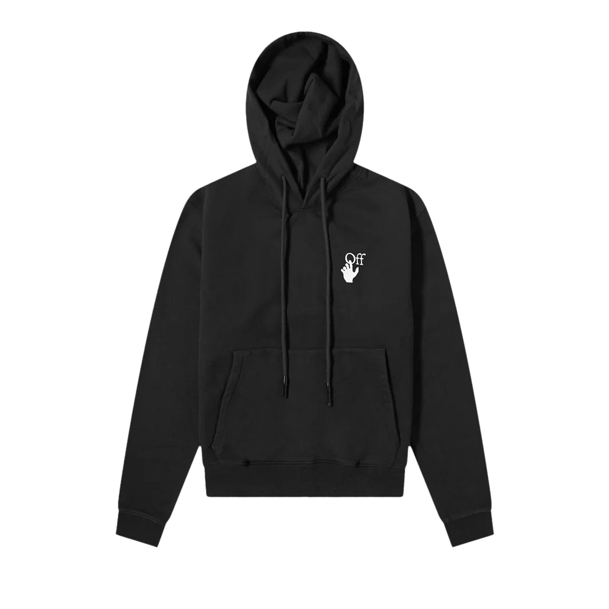 Size l Off White Pascal Arrow Slim Hoodie Black White