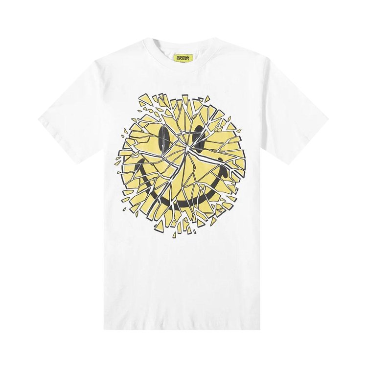 Chinatown Market Glass Smiley T-Shirt 'White'