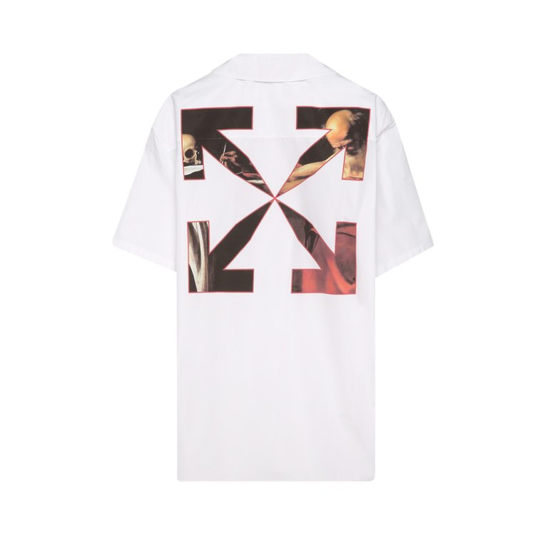 Off White Caravaggio Bowling Shirt WhiteRed