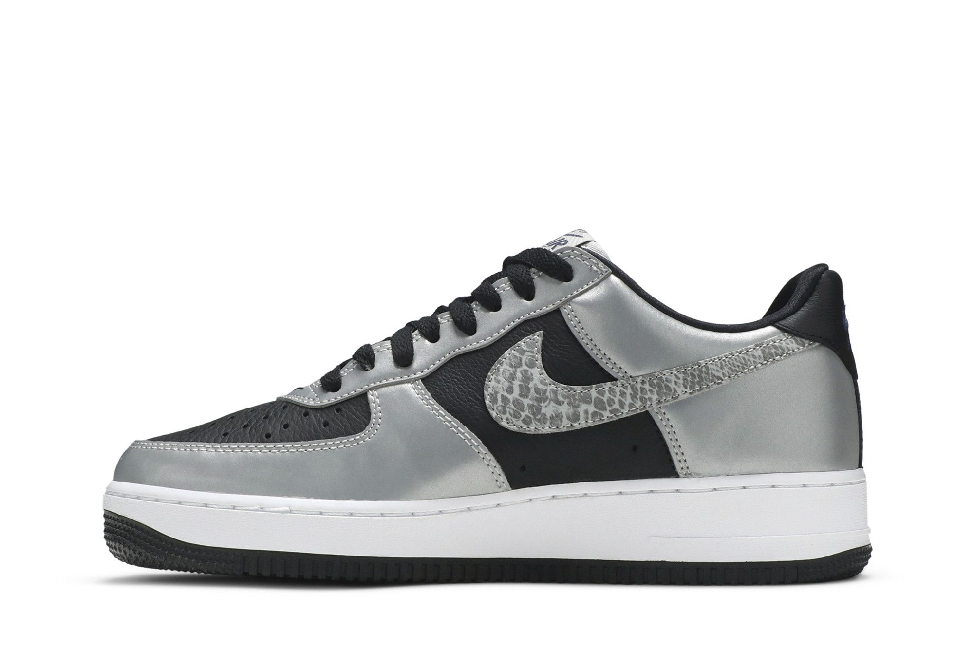 Nike air force silver tick store