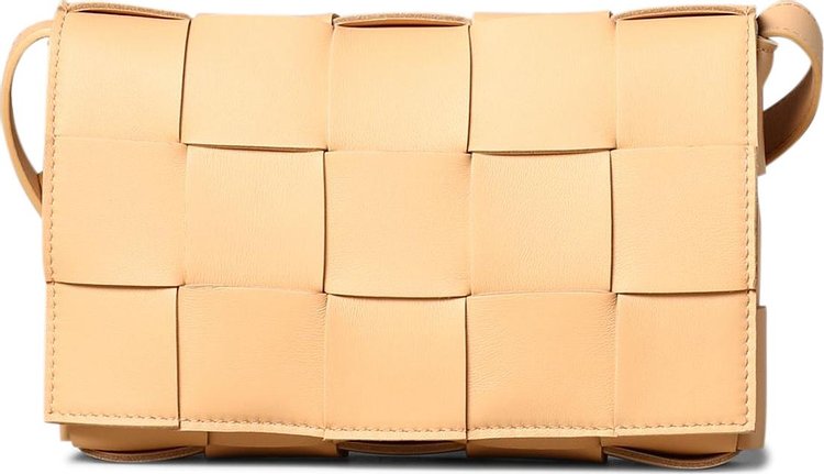 Bottega Veneta Cassette Shoulder Bag 'Almond/Gold'