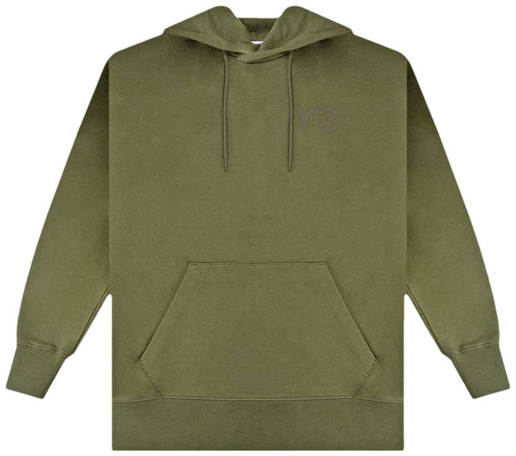 Y 3 Classic Logo Hoodie Khaki