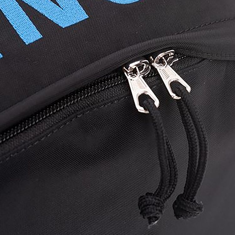 Balenciaga Logo Backpack Navy BlueRed