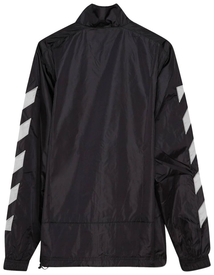 Off White Diag Nylon Tracktop BlackLimestone
