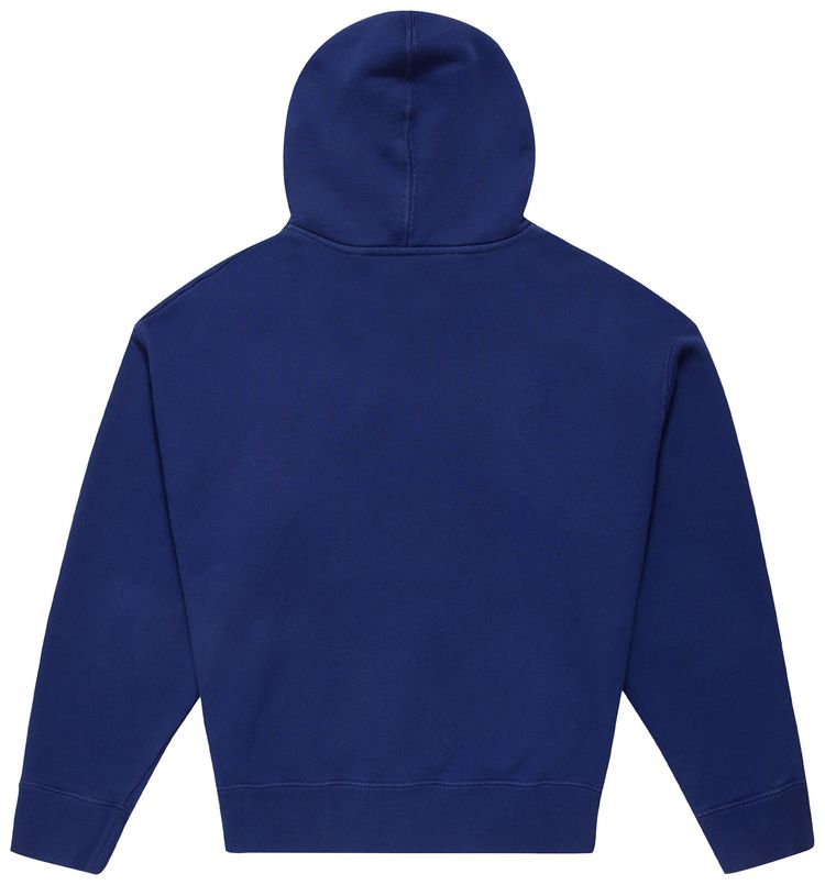 Palm Angels Croco Hoodie Navy BlueGreen