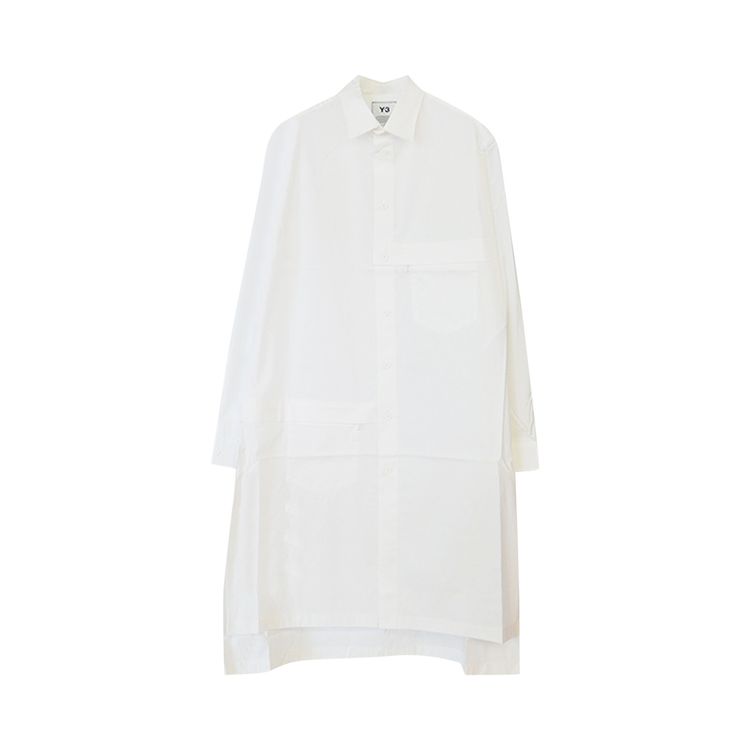 Y 3 Classic Long Shirt Core White