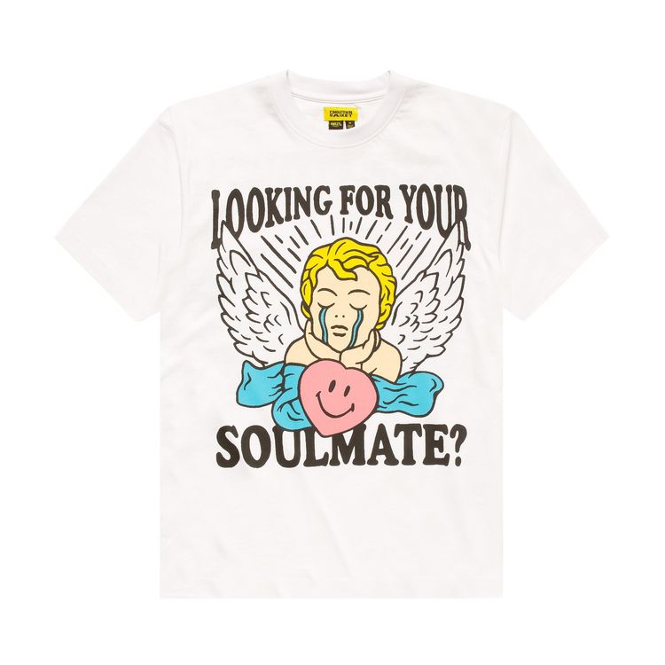 Chinatown Market Smiley Fortune Ball Soul Mate T Shirt White