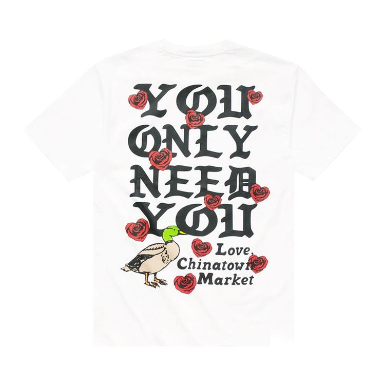 Chinatown Market Never Be Alone Bear T Shirt White