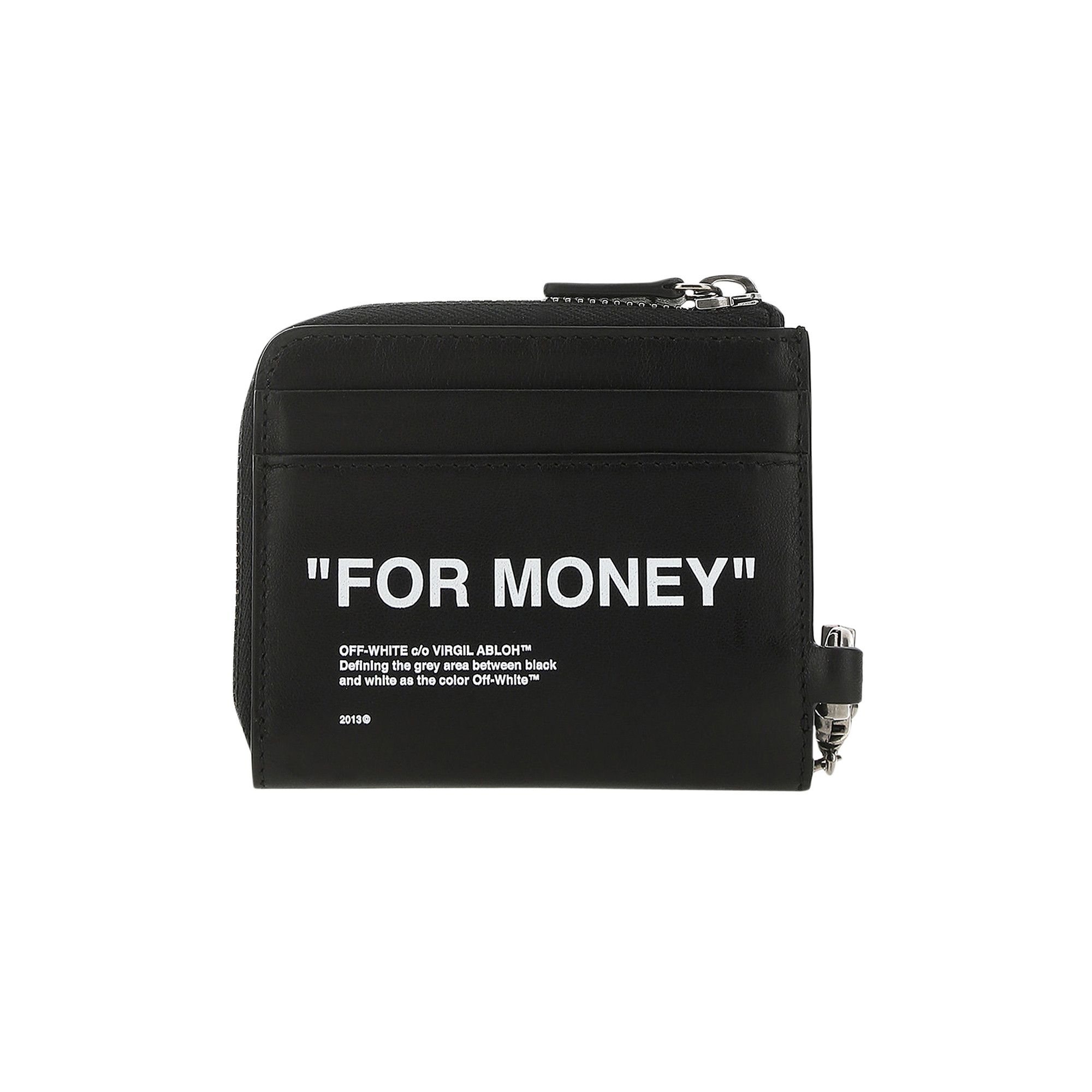 Buy Off-White Quote Chain Wallet  'Black/White