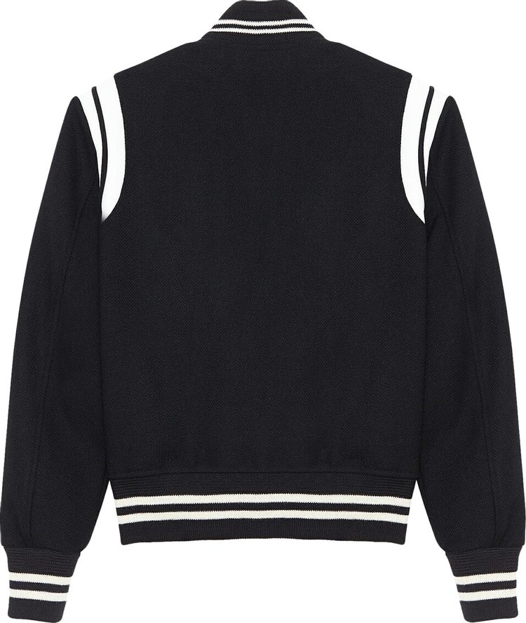 Saint Laurent Teddy Jacket BlackWhite