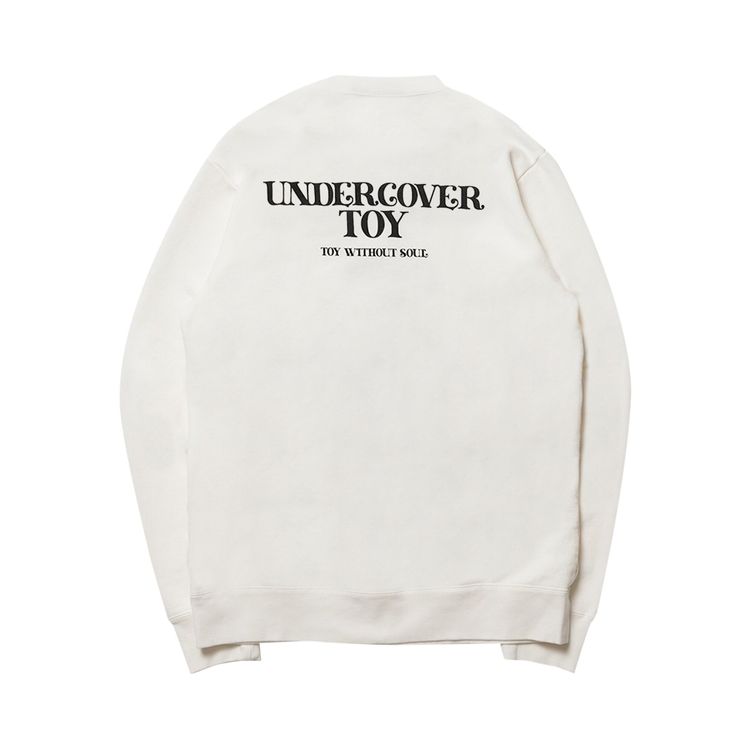 Undercover Screwed Bear Print Sweatshirt White