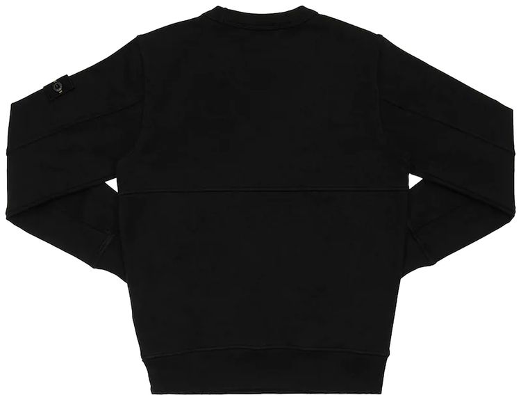 Stone Island Front Pocket Crewneck Sweatshirt Black