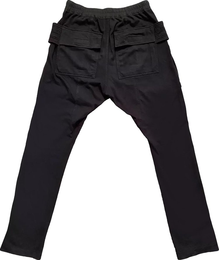 Rick Owens DRKSHDW Creatch Cargo Drawstring Pants Black