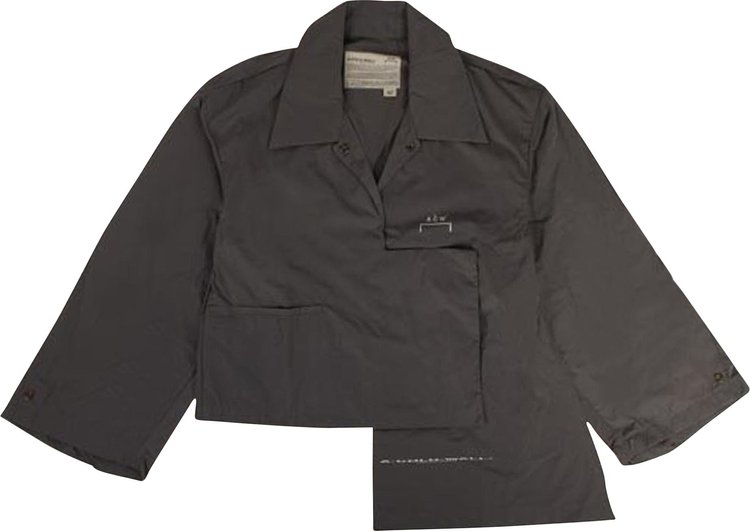 A-Cold-Wall* Asymmetric Wrap Jacket 'Grey'