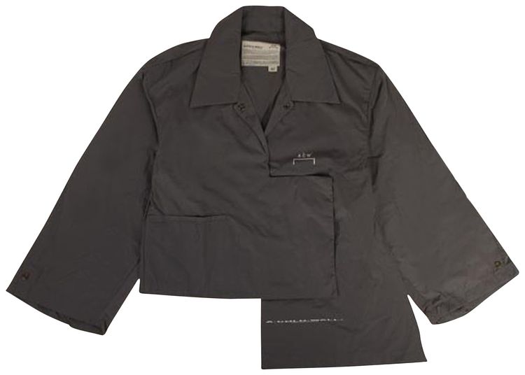 A Cold Wall Asymmetric Wrap Jacket Grey