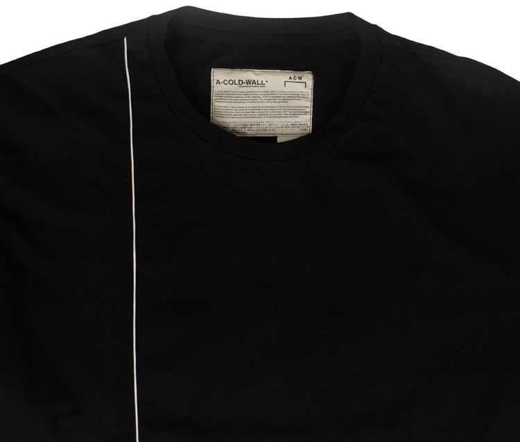 A Cold Wall Logo Long Sleeve T Shirt Black