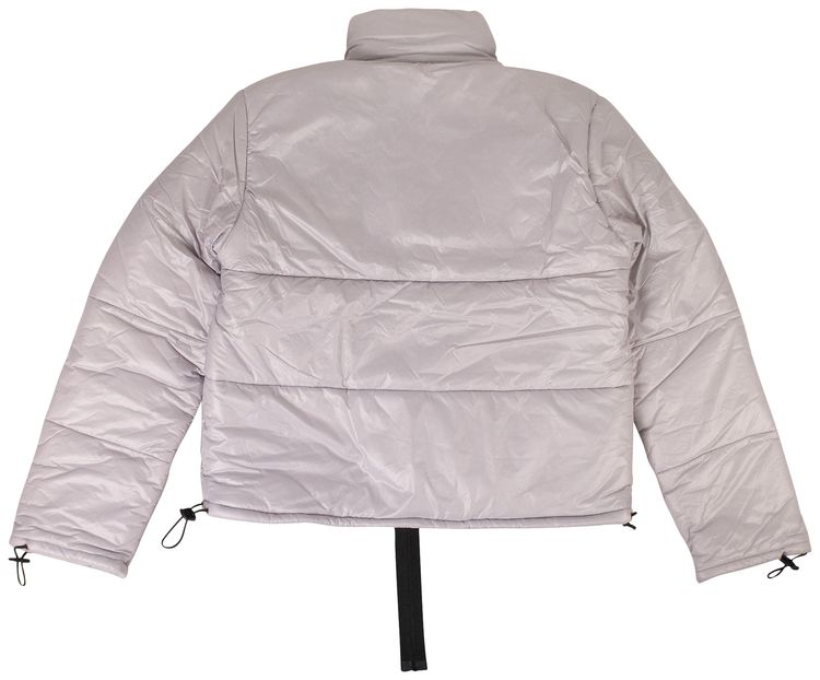 A Cold Wall Logo Puffer Jacket Light Grey