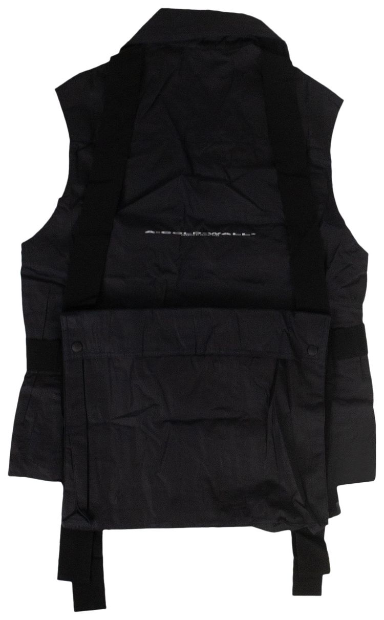 A Cold Wall Collared Utility Vest Navy