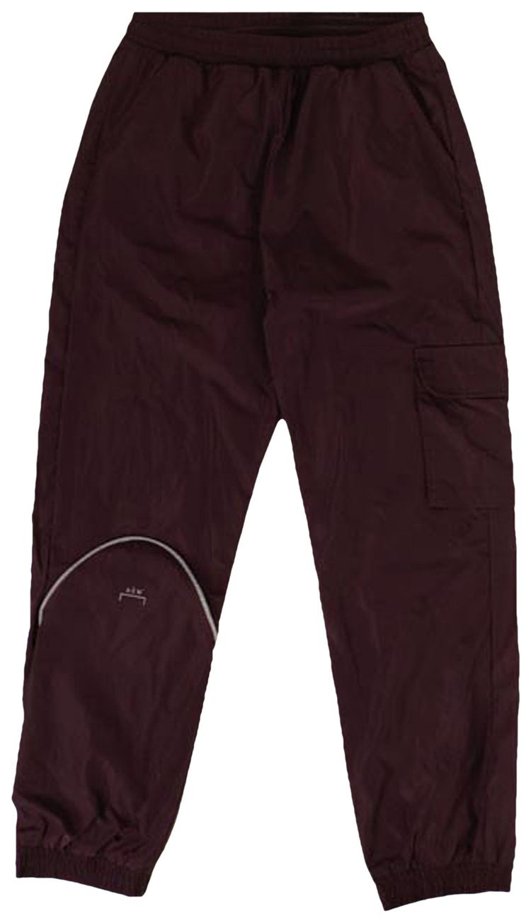 A Cold Wall Logo Trousers Maroon