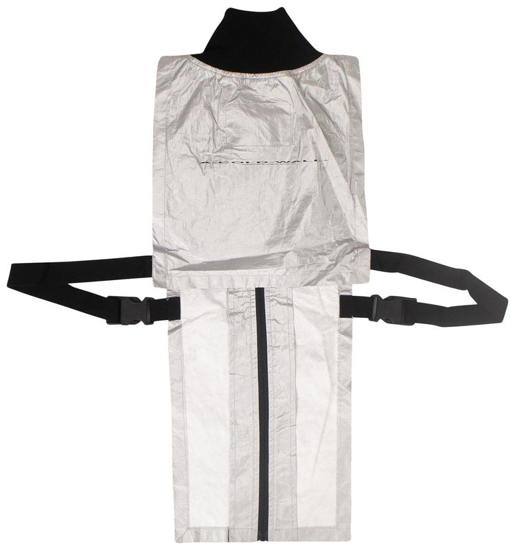 A Cold Wall High Neck Harness Gilet Silver