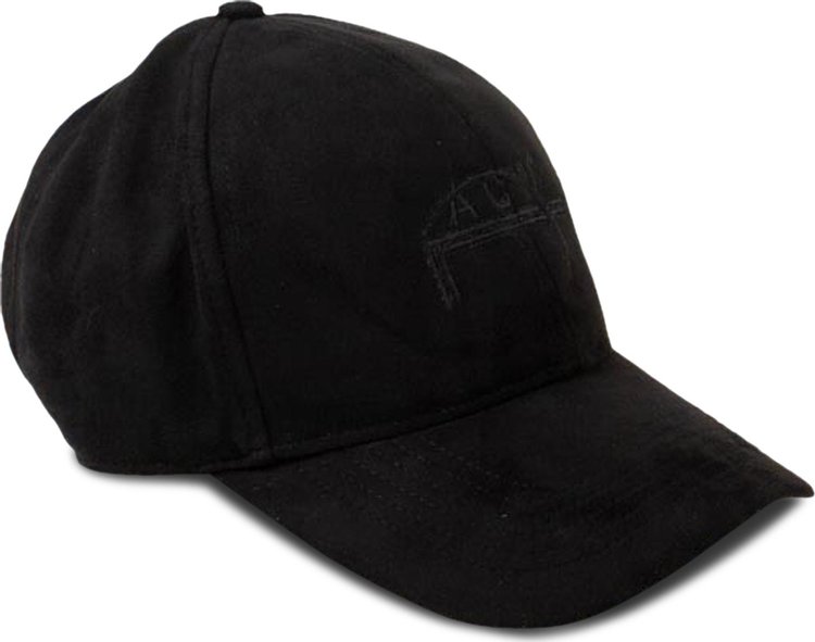 A-Cold-Wall* Suede Logo Cap 'Black'