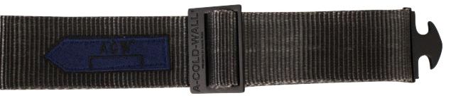 A Cold Wall Buckle Logo Patch Belt Grey