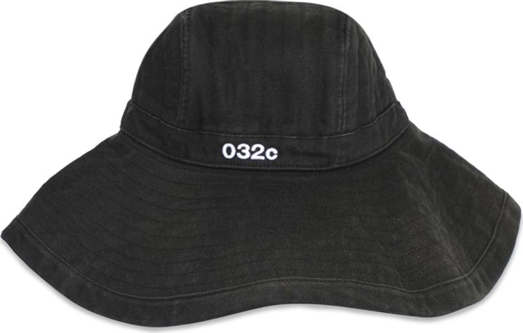 032C Euro Summer Hat 'Washed Black'