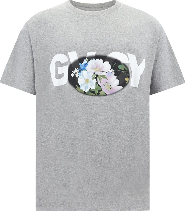 Givenchy Boxy Short-Sleeve 'Light Grey Melange'