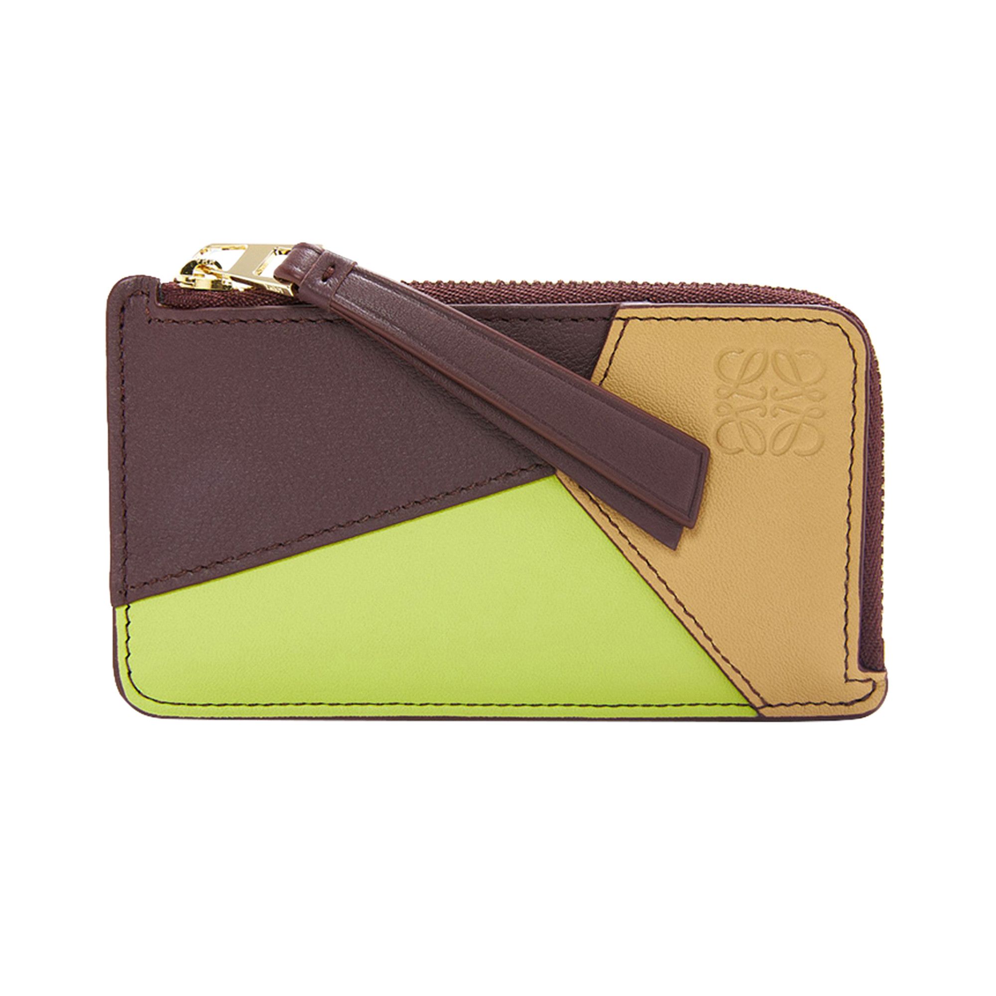 Buy Loewe Puzzle Coin Cardholder 'Angora/Dusty Beige/Gold