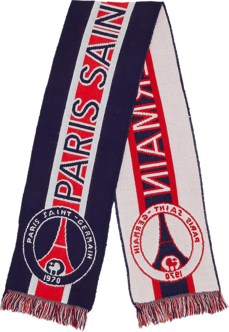 Vintage Paris Saint-Germain Stadium Scarf 'Red/Navy'