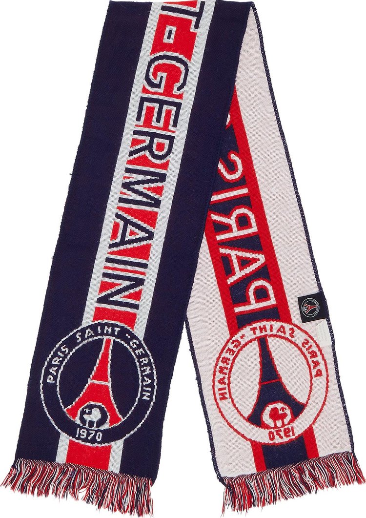 Vintage Paris Saint Germain Stadium Scarf RedNavy