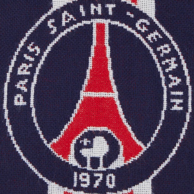 Vintage Paris Saint Germain Stadium Scarf RedNavy