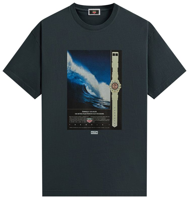 Kith x TAG Heuer Formula 1 Miami Vintage Tee Nocturnal