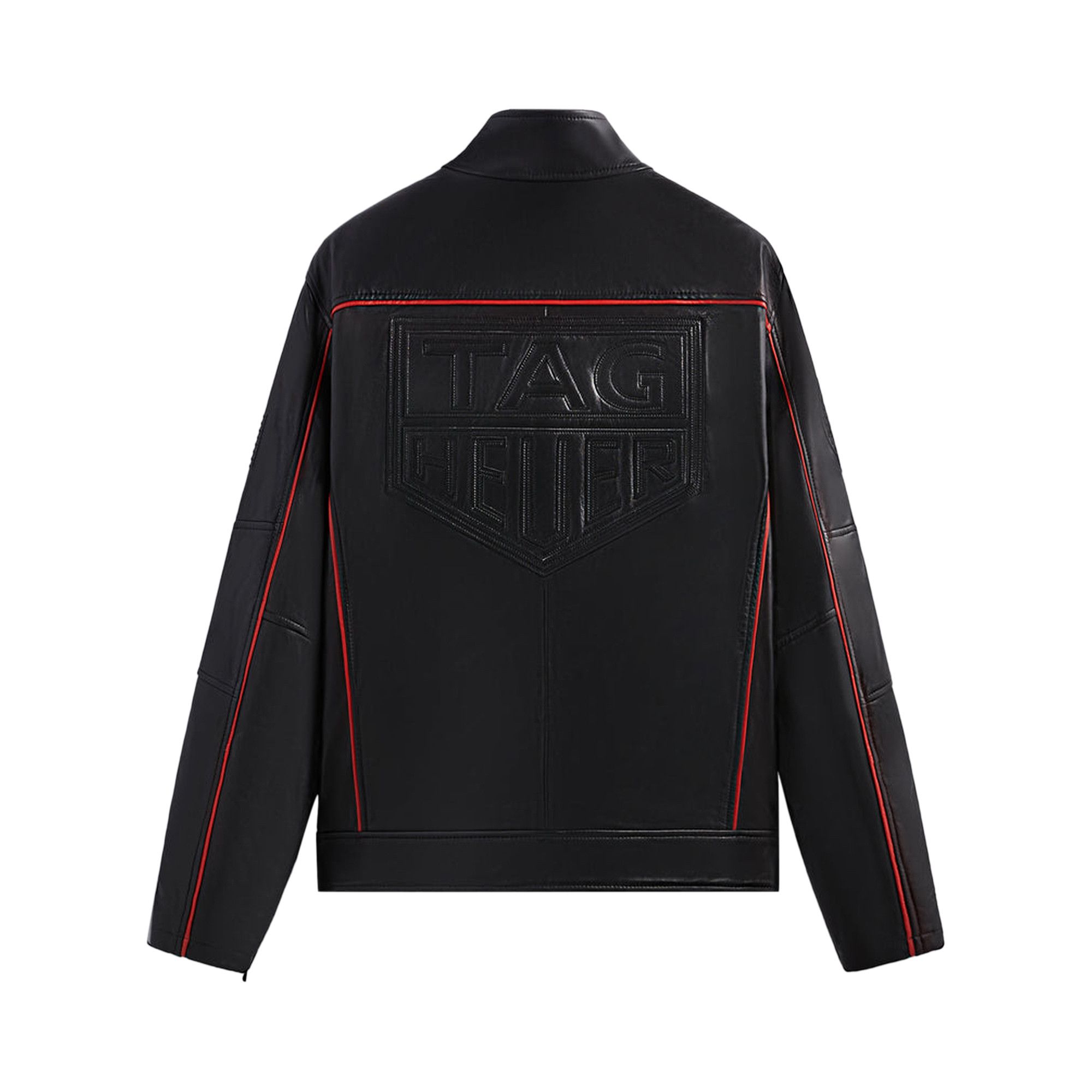 Size xxl Kith x TAG Heuer Formula Leather Racing Jacket 'Black'