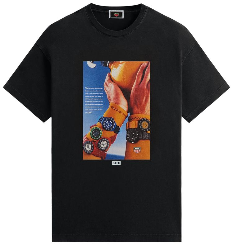 Kith x TAG Heuer Formula 1 Scuba Vintage Tee Black