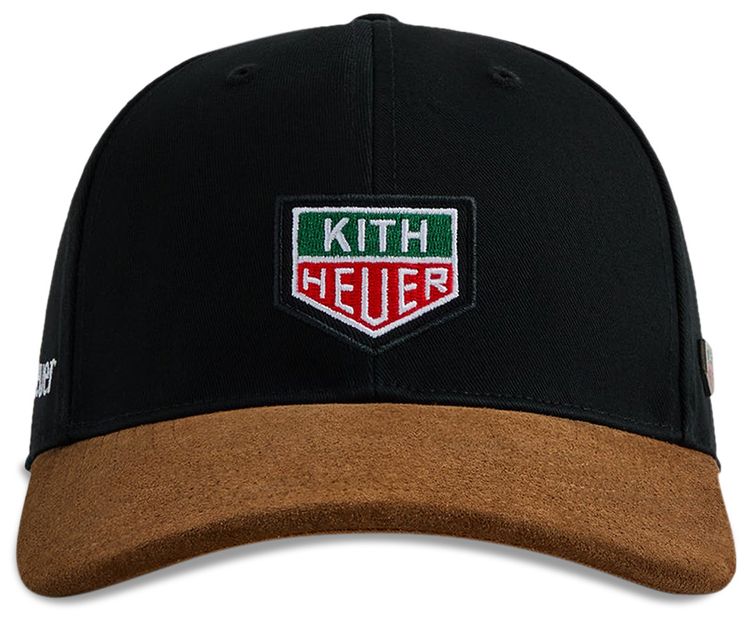Kith x TAG Heuer Formula 1 Aaron Suede Brim Cap Black