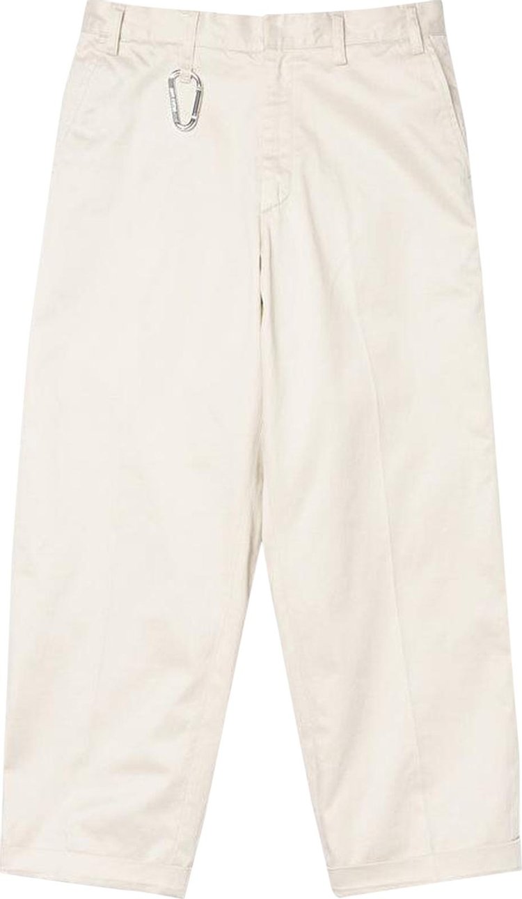 Human Made Wide Cropped Pants 'White'