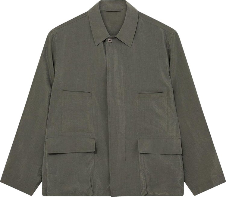 Lemaire 4 Pocket Overshirt 'Ash Grey'