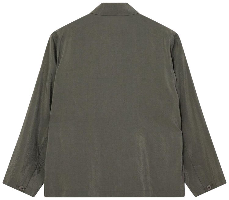 Lemaire 4 Pocket Overshirt Ash Grey