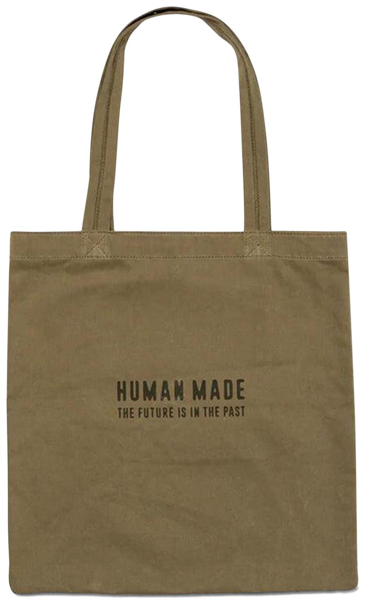 Human Made Book Tote Olive Drab