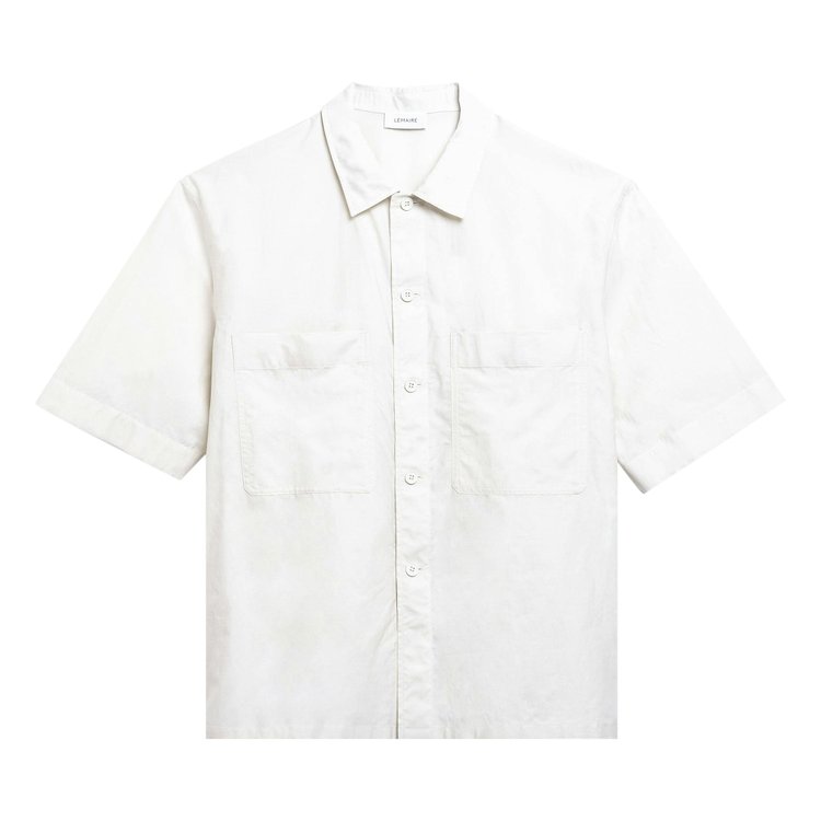 Lemaire Short-Sleeve Pyjama Shirt 'Pale Mastic'